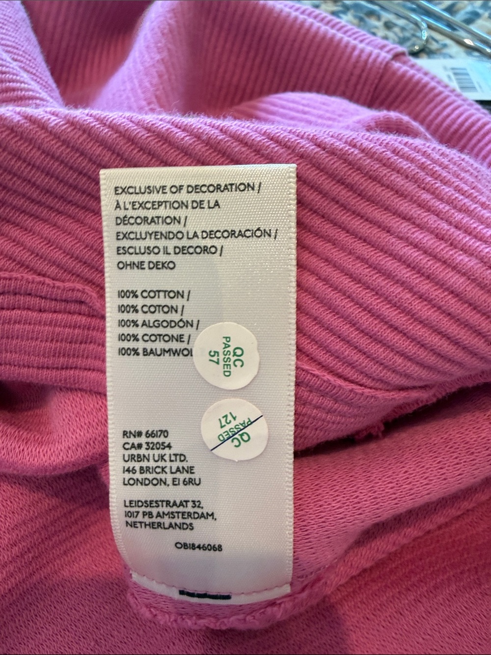 Everyday Ribbed Long-Sleeve Top - Pink - Picture 4 of 4